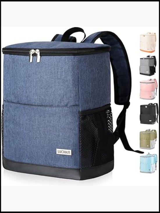 Insulated Cooler Backpack Leak Proof 30 Can Capacity Lightweight for Camping main image 6